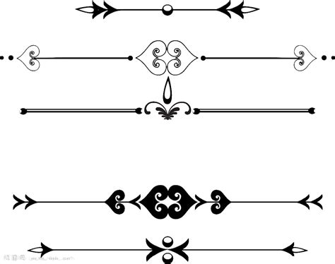 Decorative Line Png Ornament Line Png Border Straight Line Design
