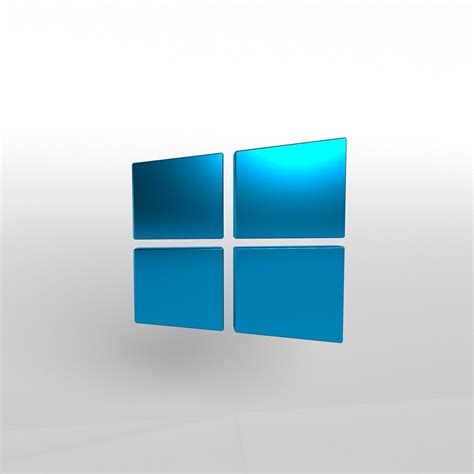 3d Model Windows 10 Logo V1 002 Vr Ar Low Poly Cgtrader