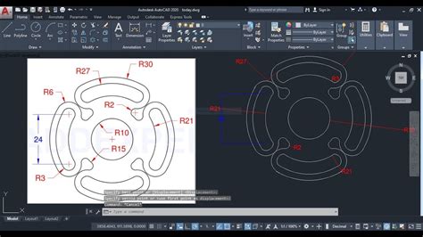 Not only you can import model from most cad applications in if you have a 3d model in modelspace, then you can create a drawing from it. autocad 2d practice drawing 5 / by reality cad - YouTube