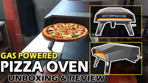 GAS POWERED PIZZA OVEN UNBOXING REVIEW YouTube