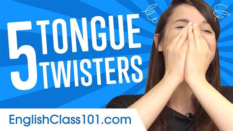 Top 5 Tongue Twisters In English Youtube