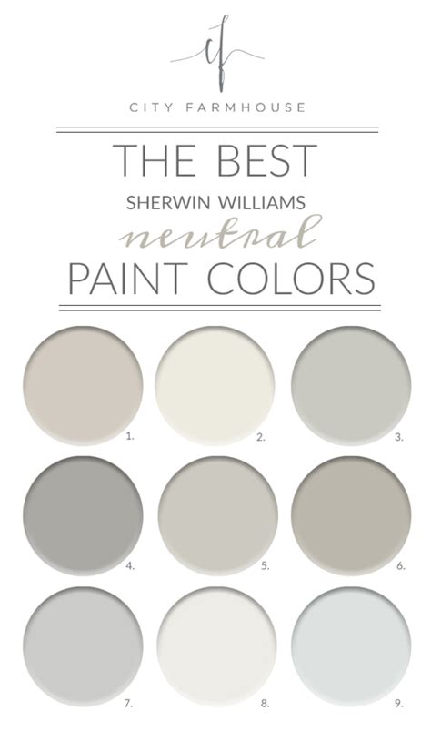 The Best Sherwin Williams Neutral Paint Colors