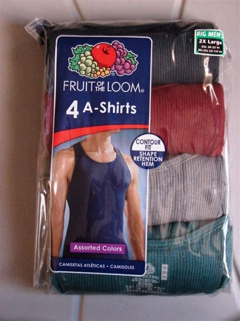 Fruit Of The Loom Men S Assorted Colors A Shirt Tank T Shirt S M