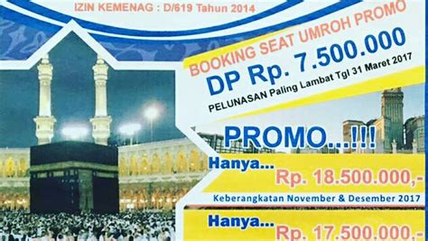 Harga Promo Umroh 2017 And 2018 Pt Atm Di Banjarmasin Marketing Umrah