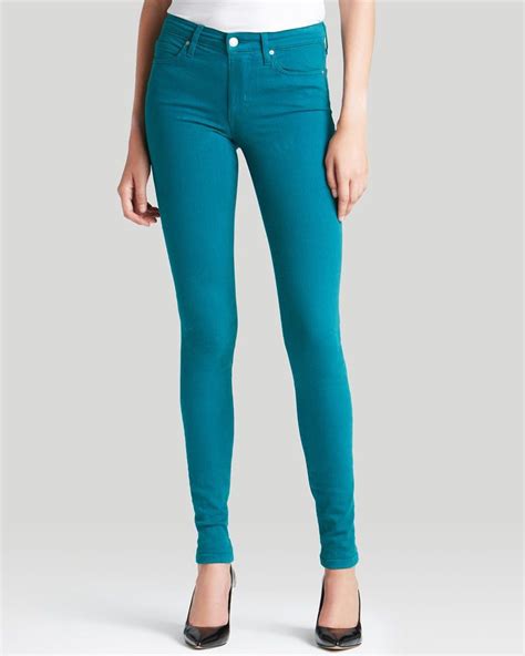 Joe S Flawless Mid Rise Skinny Jeans Teal Size Msrp Nwt
