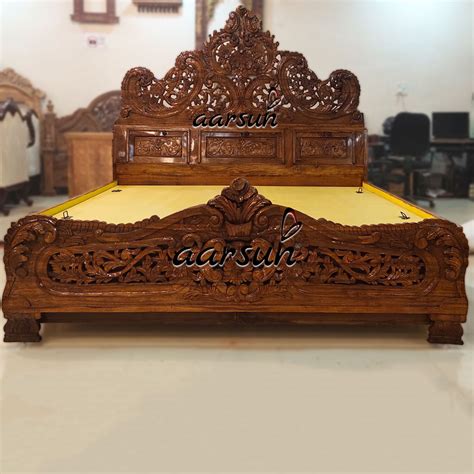 Indian Wooden Bed Designs With Price