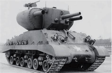 The T31 Demolition A Tank Armed With Rocket Launchers