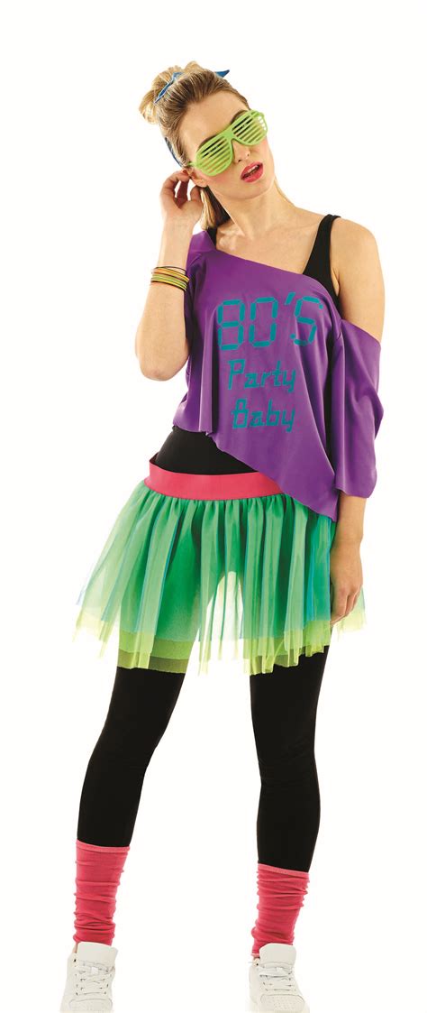 80 s print tutu kit 1980 s rave fancy dress womens adults costume accessory ebay