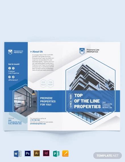 8 Free Real Estate Property Brochure Templates In Ai Indesign Word