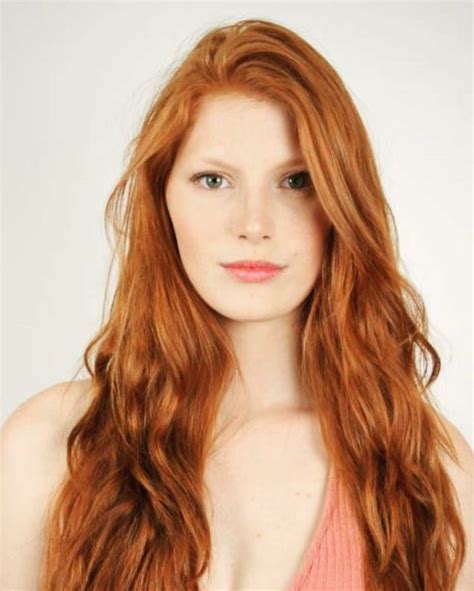 Stunning Redhead Gorgeous Hair Lob Hairstyle Hairdo Redhead
