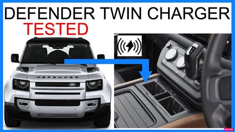 Land Rover Defender L663 Twin Wireless Phone Charger Test Demo Youtube