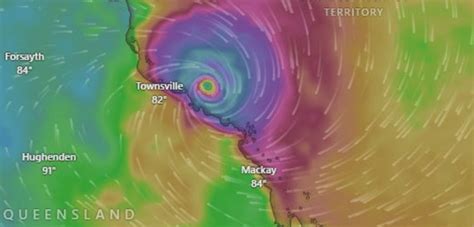 Tropical Cyclone Kirrily Set To Hit Queensland Coast