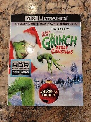 Dr Seuss How The Grinch Stole Christmas K Ultra Hd Blu Ray Blu Ray My Xxx Hot Girl
