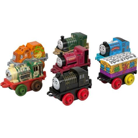 Thomas And Friends Minis Collectible Character Engines 7 Pack Walmart