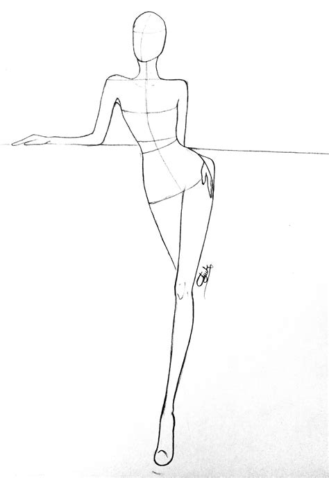Fashion Illustration Female Figure Poses Drawing Croquis Poses Drawing