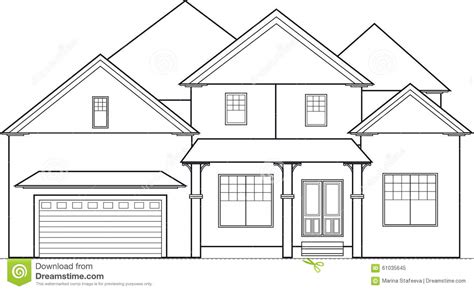 Two Story House Outline Clipart 20 Free Cliparts Download Images On