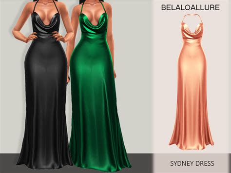 Belal1997s Belaloalluresydney Dress Sims 4 Dresses Clothes For