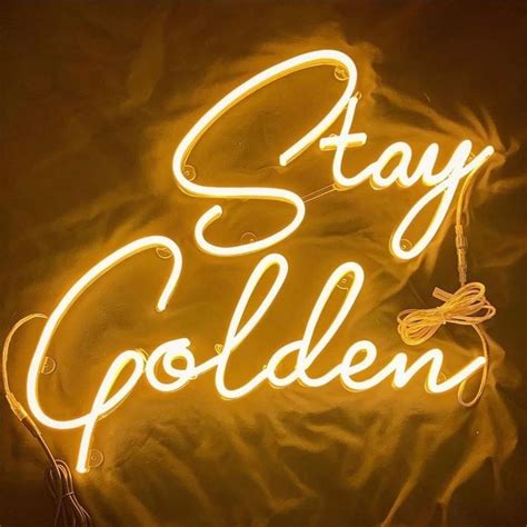 Pin By Ulani Toussaint On Gold Aesthetic Neon Signs Yellow Aesthetic