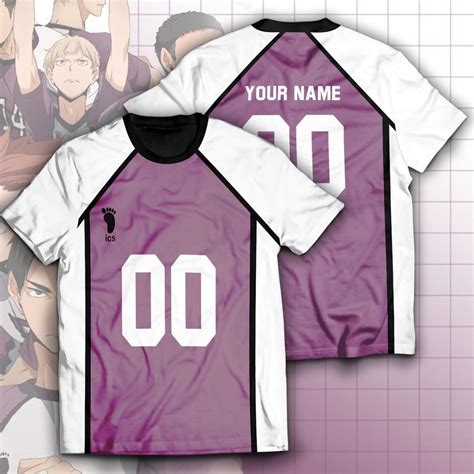 Haikyuu Team Shiratorizawa Libero Unisex T Shirt Personalized Haikyuu