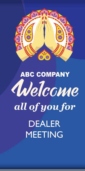 Welcome Standee Vector Free Vector Design Cdr Ai Eps Png Svg