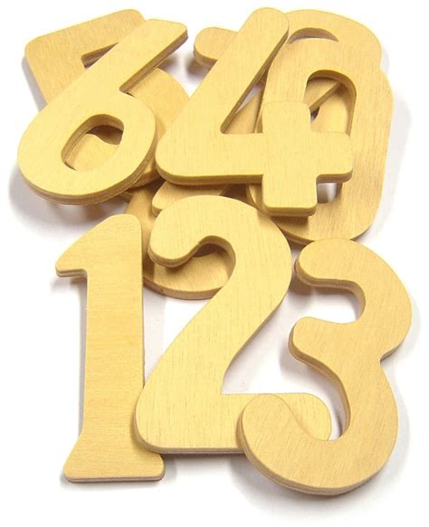 Wooden Numbers Set Of 10 Bambino Planet