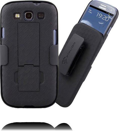 Samsung Galaxy S3 Belt Clip Case Stalion Secure Holster Shell