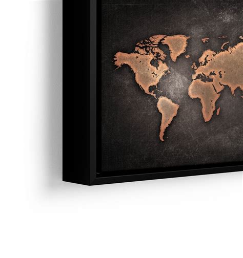 Quadros Mapa Mundi Negro Quadrosdecorativos Com