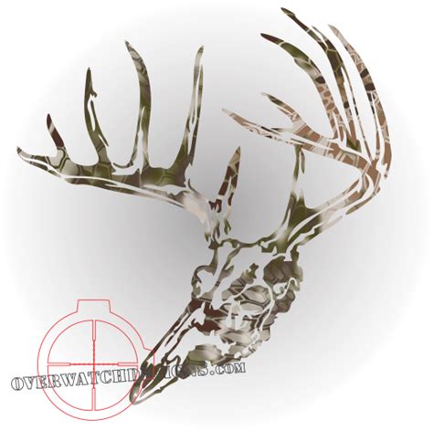 Deer Skull Custom Decal Overwatch Designs