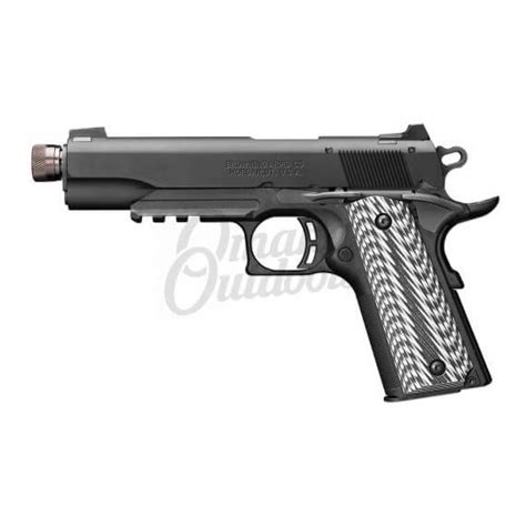 Browning 1911 22 Black Label Full Pistol 10 Rd 22lr Threaded Barrel