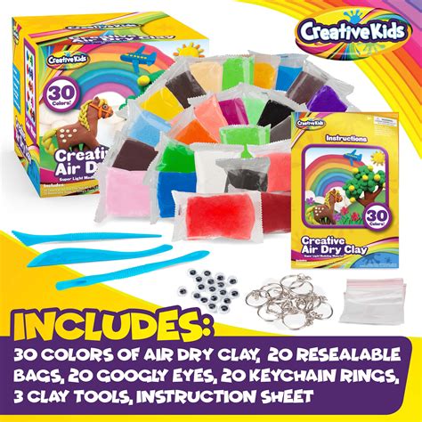 Buy Creative Kids Air Dry Clay Modeling Crafts Kit For Children Super