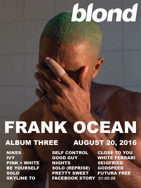 Made A Hi Res Frank Ocean Poster Rfrankocean