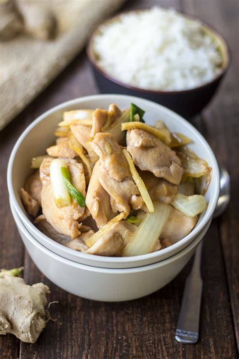 Thai Ginger Chicken Stir Fry Recipe The Wanderlust Kitchen