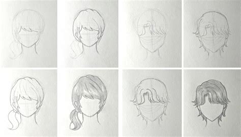 How To Draw Anime Hair Easy Step By Step Suri Chibi Tutoriel Dibujos