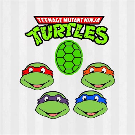 Tmnt Svg Files Bundle Svg Files Png Files Tmnt Clipart Teenage