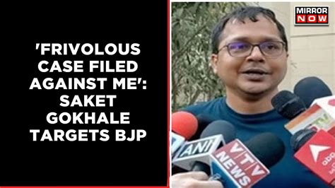 Now Criminal Defamation Case Filed Against Tmc Leader Saket Gokhale In