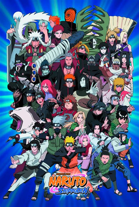 Jul152677 Naruto Characters Poster Previews World