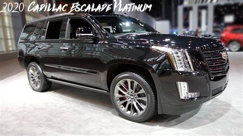 2020 Cadillac Escalade Platinum Exterior And Interior Walk Around Youtube