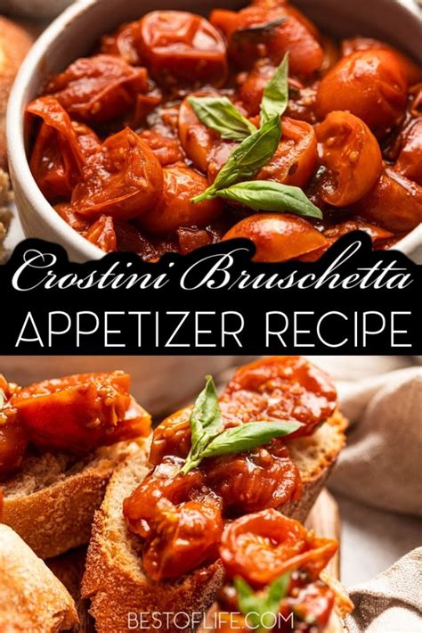 Easy Crostini Bruschetta Appetizer Recipe Best Of Life