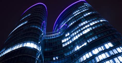 High Rise Building During Nighttime · Free Stock Photo