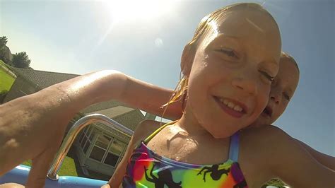 Swimming With My Cousin Addy Youtube
