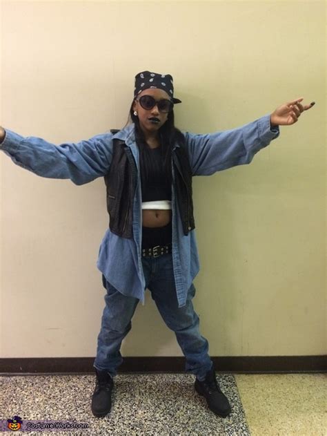 Aaliyah Outfit Ideas Costume Aaliyah 90s Outfits Halloween Costumes