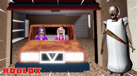 We Escaped Granny By Car On Roblox Complete Walk Through Escape Youtube