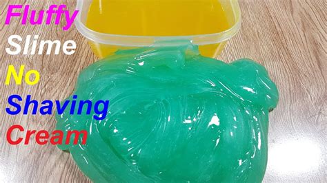 How To Make Slime Without Activator And Glue And Shaving Cream Plmwizard