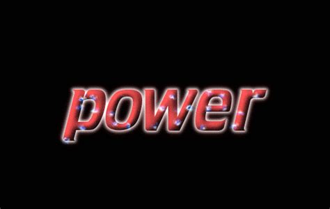 Power Logo Free Logo Design Tool From Flaming Text