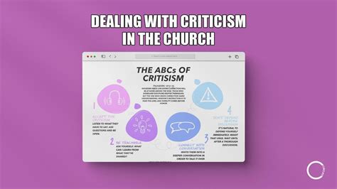 Responding To Criticism In The Church For Ministry Resources