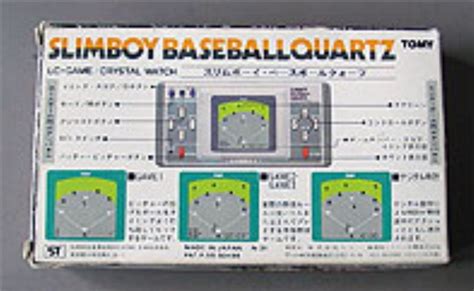 Slimboy Baseball Quartz Tomy Unknown Retro Handheld Games