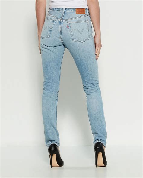 Levis 501 Skinny Jeans In Blue Lyst