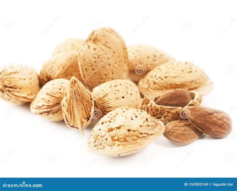 Almonds With Shell Stock Image Image Of Isolated Sweet 153905169