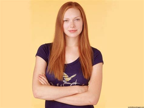 Laura Prepon Red Haired Beautiful Lady Smiling Face American Actress