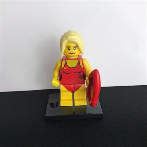 Authentic Lego Collectible Mini Figure Series 2 Lifeguard 8684 2010 Ebay